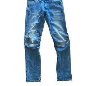 G-star Raw Deconstructed 3d Low Tapered Light Wash Jeans